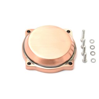Deckel CV Vergaser Top-Cover Alu kupfer
