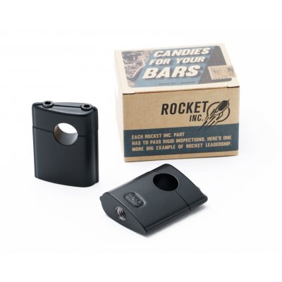 2 Risers ROCKET INC. Airstream 25,4 mm (1) Black