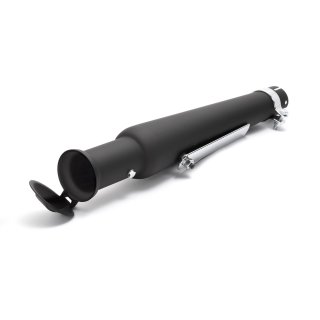 Trumpet Muffler ROCKET INC. "The Flap" Flat Black