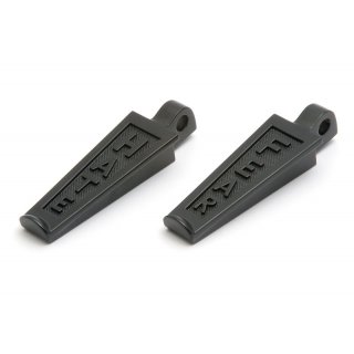 Footpegs ROCKET INC. Hate&Fear Black