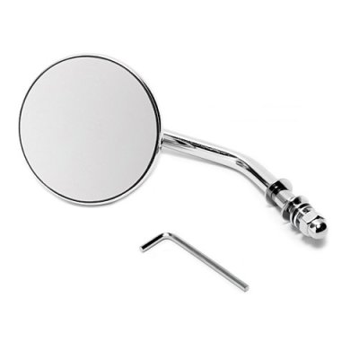 Custom Micro Spiegel rund 3" Chrom