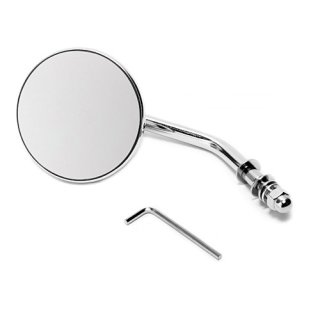 Custom Micro Spiegel rund 3" Chrom