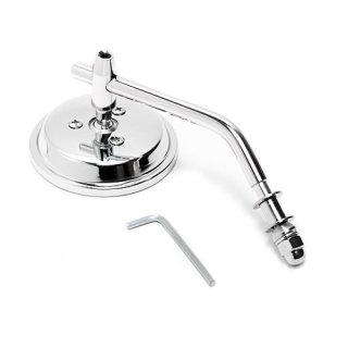 Custom Micro Spiegel rund 3" Chrom