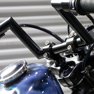 1 3/4" Biltwell Riser Slimline schwarz mit Teilegutachten für 1" Zoll Lenker