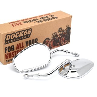 Custom Mirror Latest Style Tapered Chrome Short Stem with...