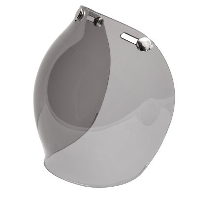 Bubble Visor Light Smoke for Open Face Helmet Light Tint
