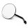 Custom Mirror round 4"/10cm black with E-mark, for Japanese Motorcycles