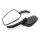 Custom Mirror Profile black with E-mark, Set