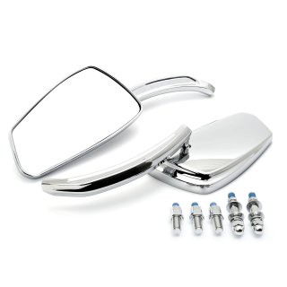 Custom Spiegel Profile chrom mit E-Zulassung, Paar