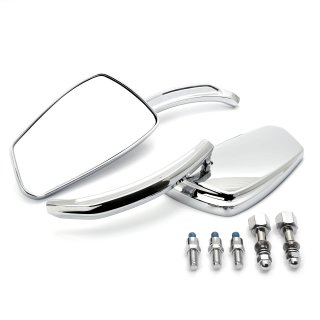 Custom Spiegel Profile chrom mit E-Zulassung, Paar