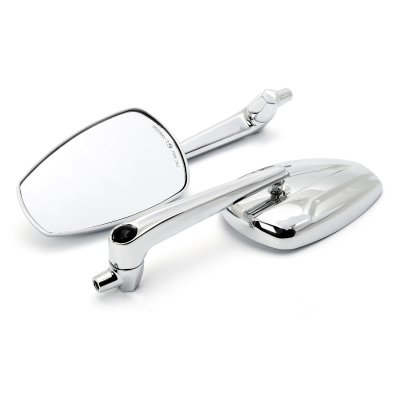 Custom Mirror Hellacoper Adjustable chrome with E-mark, 1 pair