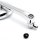 Custom Mirror Hellacoper Adjustable chrome with E-mark, 1 pair