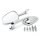 Custom Mirror Hellacoper Adjustable chrome with E-mark, 1 pair