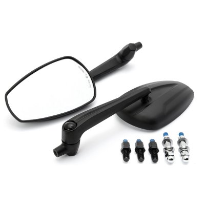 Custom Mirror Hellacoper Adjustable black with E-mark, Set