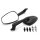 Custom Mirror Hellacoper Adjustable black with E-mark, Set