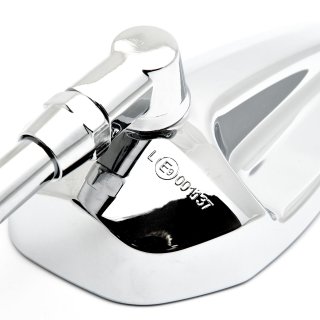 Custom Mirror Conehead chrome with E-mark for Japanese...
