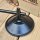 Custom Mirror round 4"/10cm black with E-mark, for Harley-Davidson®