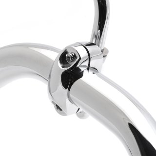 Rear View Mirror Clamp 1" chrome