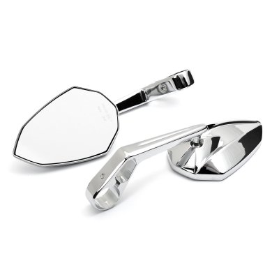 Custom Mirror Desert Rider chrome with Clamp, E-mark