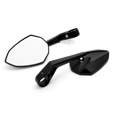 Custom Mirror Desert Rider black with Clamp, E-mark