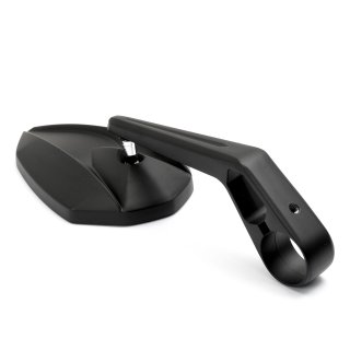 Custom Mirror Desert Rider black with Clamp, E-mark