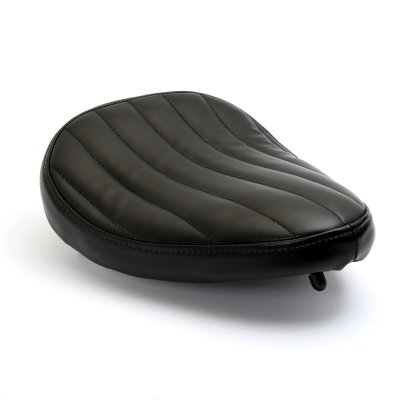 Desert Rider Solo Seat "Tuck & Roll" Black