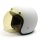 Bubble Visor Light Yellow Open Face Helmet Visor