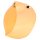 Bubble Visor Orange for Open Face Helmet, Motorcycle Visor