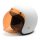Bubble Visor Orange for Open Face Helmet, Motorcycle Visor