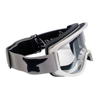 Biltwell Moto 2.0 Motorradbrille - Script Titanium