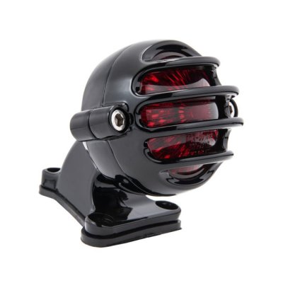 Motone Lecter LED Tail Light - Black - With Fender Mount, ECE