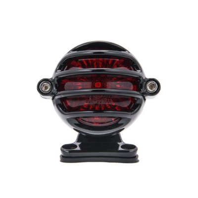 Motone Lecter LED Tail Light - Black - With Fender Mount, ECE