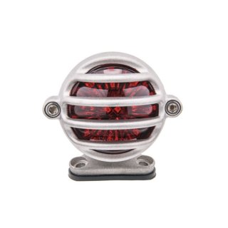 Motone "Lecter" LED Tail Light - Shot Blast - With Fender Mount, ECE