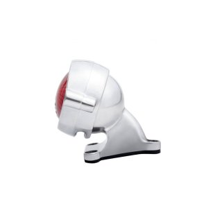 Motone "Eldorado" LED Tail Light -Polished- with fendermount, ECE