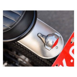 Motone "Eldorado" LED Tail Light -Polished- with fendermount, ECE