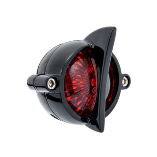Motone "Cuda" LED Tail Light - Black, ECE