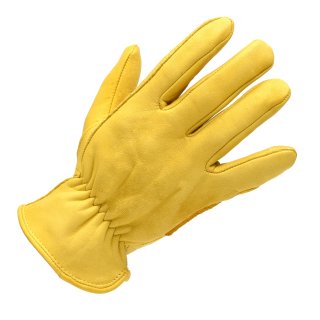 Rider Gloves klassische Handschuhe aus Rindsleder gelb