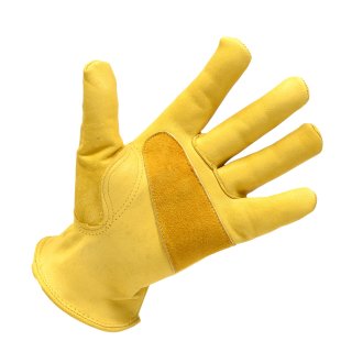 Rider Gloves klassische Handschuhe aus Rindsleder gelb