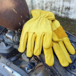 Rider Gloves Cowhide Leather