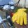 Rider Gloves klassische Handschuhe aus Rindsleder gelb