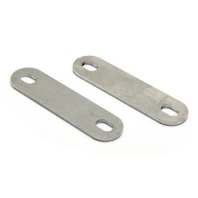 Flat Steel Tabs (2 pc) 3x25x100mm universal brackets for fender exhaust etc.