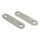 Flat Steel Tabs (2 pc) 3x25x100mm universal brackets for fender exhaust etc.