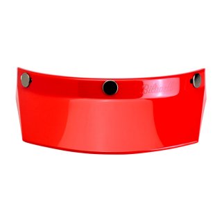 Biltwell Moto Visor red