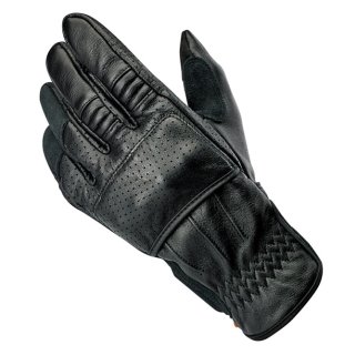 Biltwell Borrego Motorrad Handschuhe schwarz CE geprüft XXL