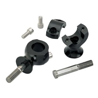 1 3/4" Biltwell Riser Slimline schwarz mit Teilegutachten für 22 mm Lenker