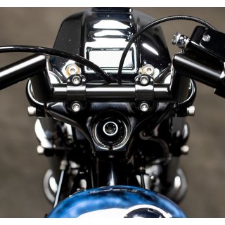 1 3/4" Biltwell Riser Slimline black coated with certificate for 22 mm handlebars