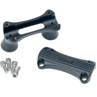 2" Biltwell Riser Thunder schwarz mit Teilegutachten für 1" Zoll Lenker