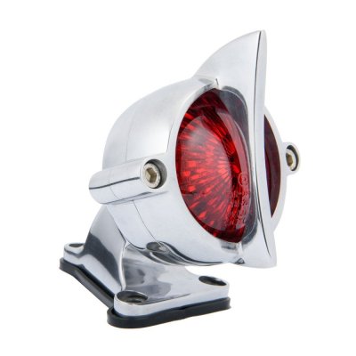 Motone "Cuda" LED Tail Light - Polished, ECE