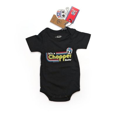 13 1/2 Bobby Bold "Its a chopper Baby" bodysuit black 62