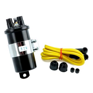 Ignition Coil Kit, round, 12V Black